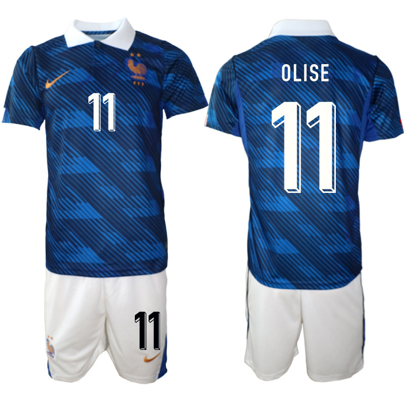Men France home #6 style 2026 World Cup Soccer jersey